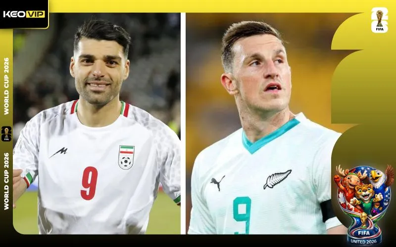 Nhận định Iran vs New Zealand 08h00 ngày 16/6/2026