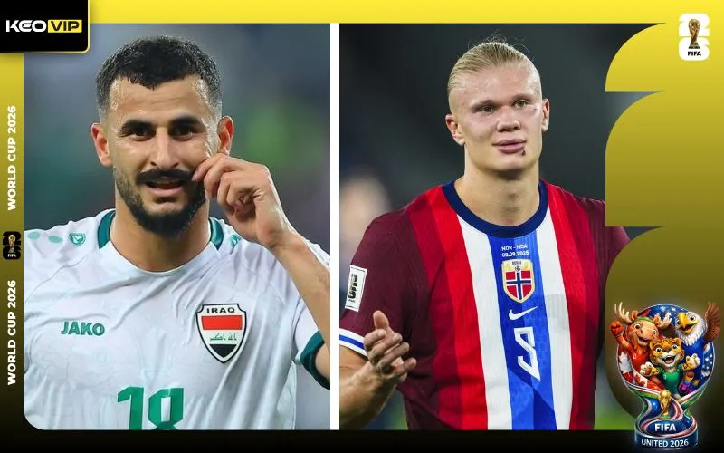 Nhận định Iraq vs Na Uy 05h00 ngày 17/6/2026