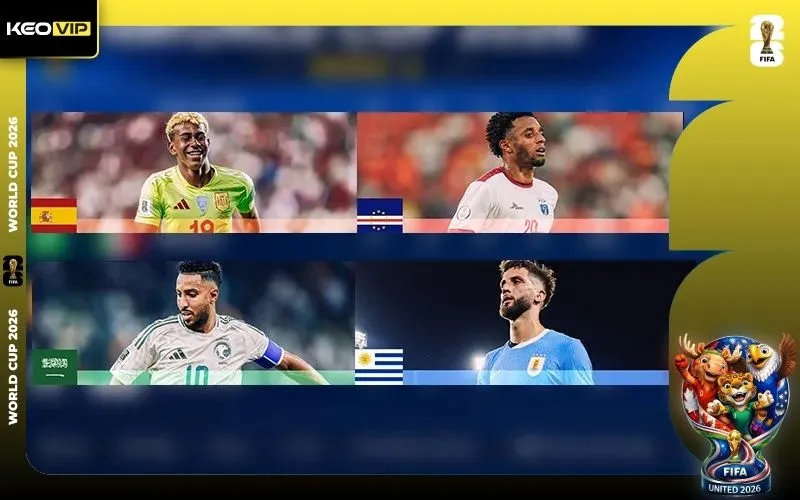 Cập nhật lịch thi đấu bảng H tại World Cup 2026 theo giờ Việt Nam