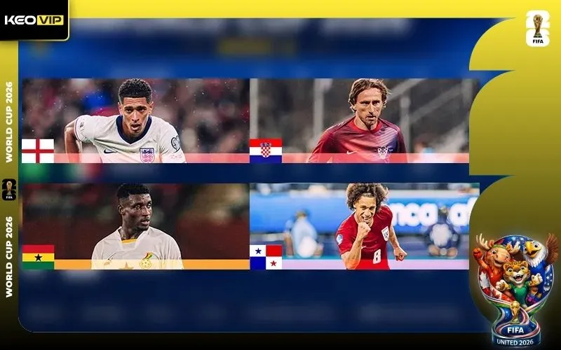 Cập nhật lịch thi đấu bảng L tại World Cup 2026 theo giờ Việt Nam