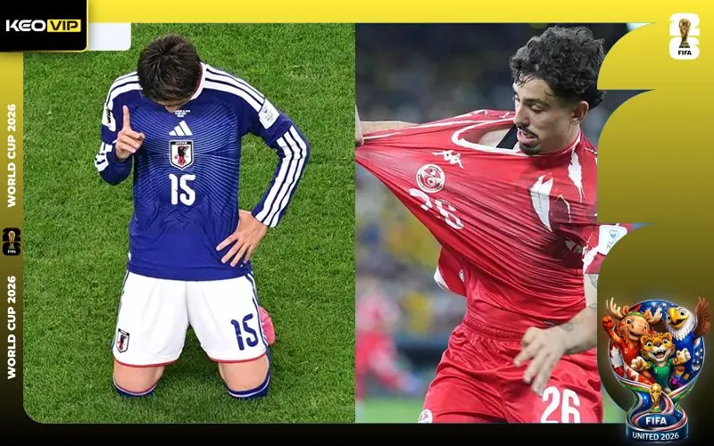 Nhận định Tunisia vs Nhật Bản 11h00 ngày 21/6/2026