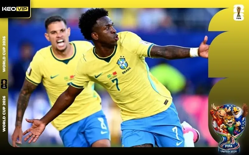 Vinicius lĩnh xướng vũ điệu đột biến của Brazil