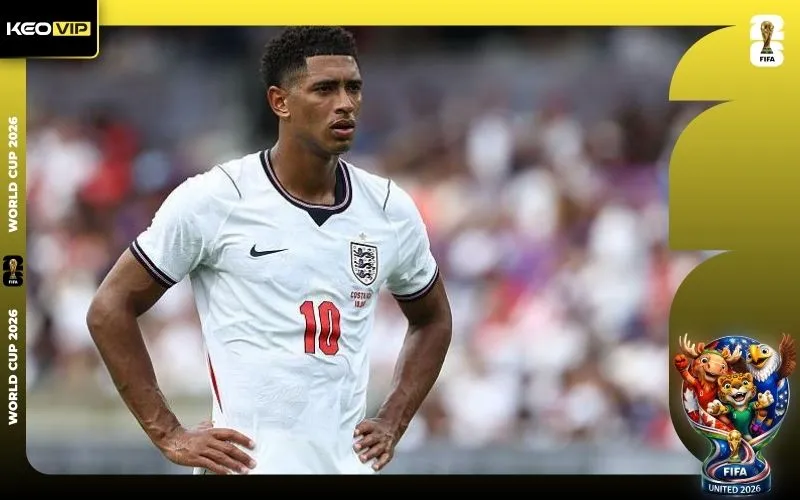 Tại World Cup 2026, Jude Bellingham chắc chắn là cái tên không thể bỏ qua ở khu trung tuyến.