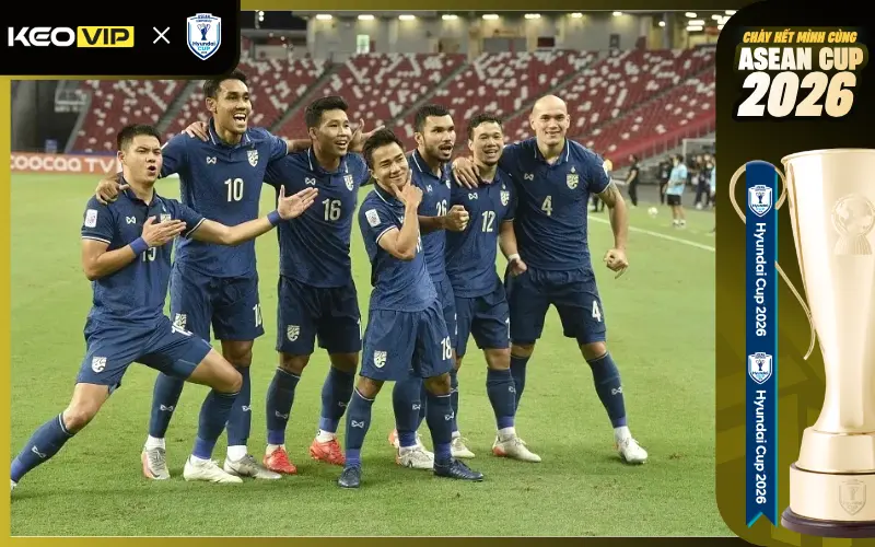 Đội hình Thái Lan là ứng viên số 1 Asean Cup 2026