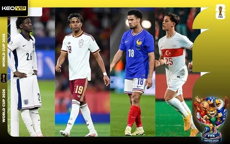 Chiến lược tập trung vào tuyến giữa của đội hình trẻ nhất World Cup 2026