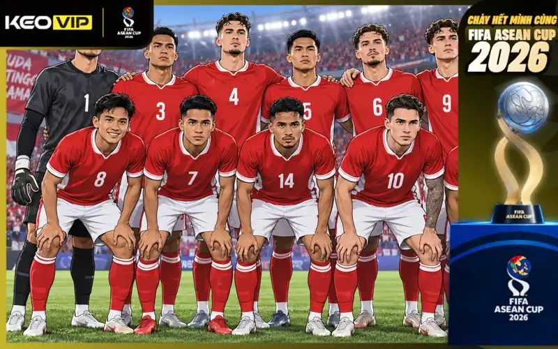 Nhận định đội tuyển Indonesia tại FIFA ASEAN Cup 2026: Dàn sao Châu Âu