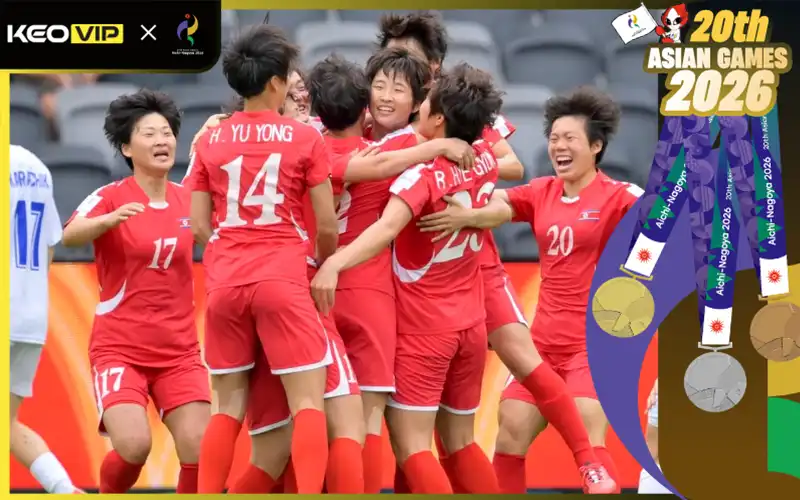 Nhận định soi kèo bóng đá nữ Triều Tiên vs nữ Bangladesh 14h00 ngày 14/9/2026
